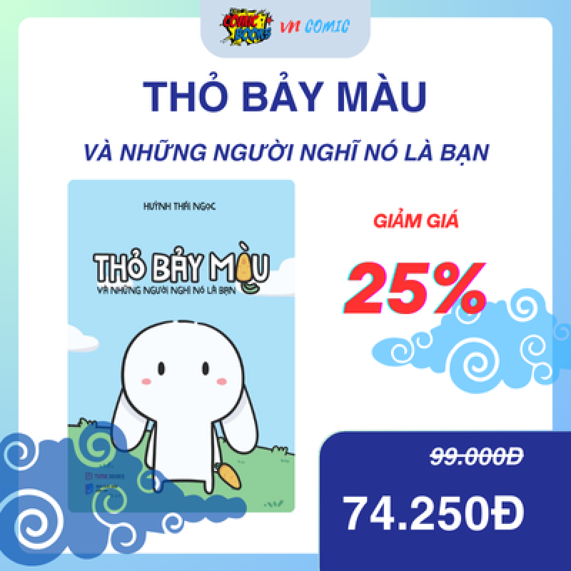 Sách Thỏ Bảy Màu Và Những Người Nghĩ Nó Là Bạn