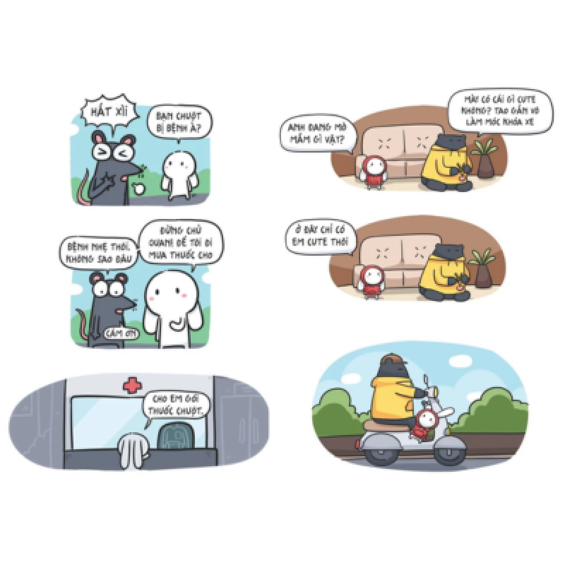 Sách Thỏ Bảy Màu Và Những Người Nghĩ Nó Là Bạn